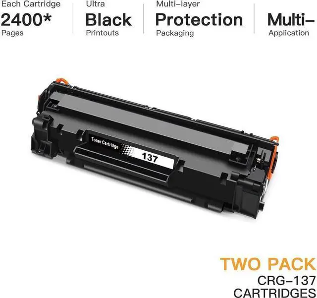 Alt view image 5 of 5 - E-Z Ink (TM Compatible Toner Cartridge Replacement for 137 CRG137 9435B001AA to use with ImageClass D570 LBP151dw MF216n MF236n MF232W MF227dw MF229dw MF244dw MF247dw MF249dw (Black, 2 Pack)