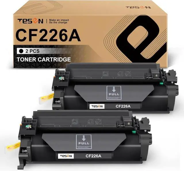 Main image of CF226A 26A TESEN Compatible Toner Cartridge Replacement for 26A CF226A 26X CF226X Toner Black for use with Pro M402n M402dn M402dne M402dw MFP M426dw M426fdw M426fdn Printer 2-Pack