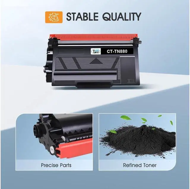 Alt view image 4 of 4 - Cool Toner Compatible Toner Cartridge Replacement for Brother TN880 TN-880 TN 880 HL-L6200DW MFC-L6700DW MFC-L6800DW HL-L6200DWT HL-L6300DW MFC-L6900DW Super High Yield Printer Black Ink 4 Pack
