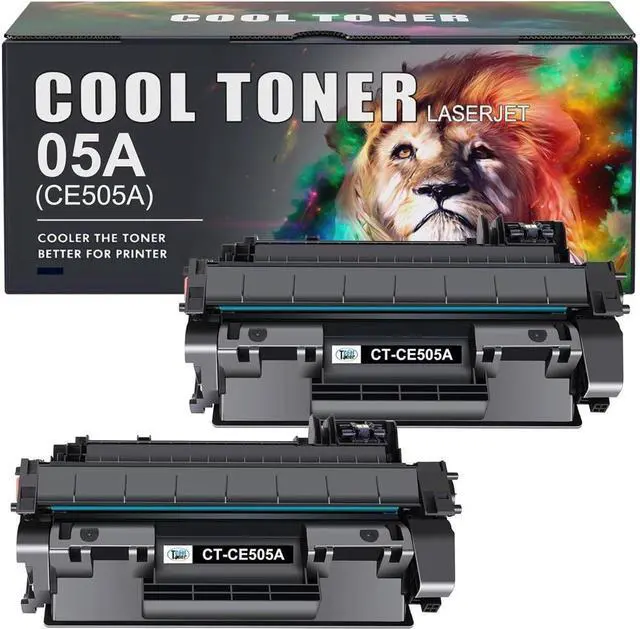 Main image of Cool Toner Compatible 05A Toner Cartridge Replacement for CE505A Toner Cartridge for P2035 P2055DN P2035N P2030 P2050 P2055D P2055X Printer Ink (Black, 2-Pack)