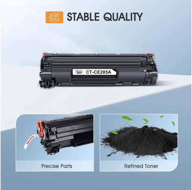 Alt view image 4 of 5 - Cool Toner Compatible Toner Replacement for 85A CE285A Toner Cartridge for Pro P1102w M1212nf MFP P1102 P1109w M1217nfw Printer Ink Cartridge (Black, 2-Pack)