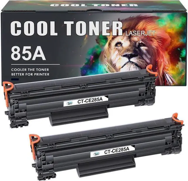 Main image of Cool Toner Compatible Toner Replacement for 85A CE285A Toner Cartridge for Pro P1102w M1212nf MFP P1102 P1109w M1217nfw Printer Ink Cartridge (Black, 2-Pack)