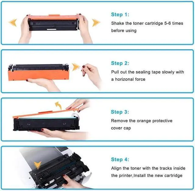 Alt view image 3 of 5 - Cool Toner Compatible Toner Cartridge Replacement for 410A CF410A 410X CF410X Toner for Color Pro MFP M477fnw M477fdw M477fdn M452dn M452nw M452dw M477 Printer Toner (Black, 1-Pack)