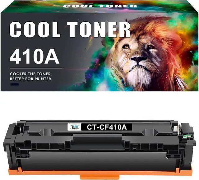 Main image of Cool Toner Compatible Toner Cartridge Replacement for 410A CF410A 410X CF410X Toner for Color Pro MFP M477fnw M477fdw M477fdn M452dn M452nw M452dw M477 Printer Toner (Black, 1-Pack)