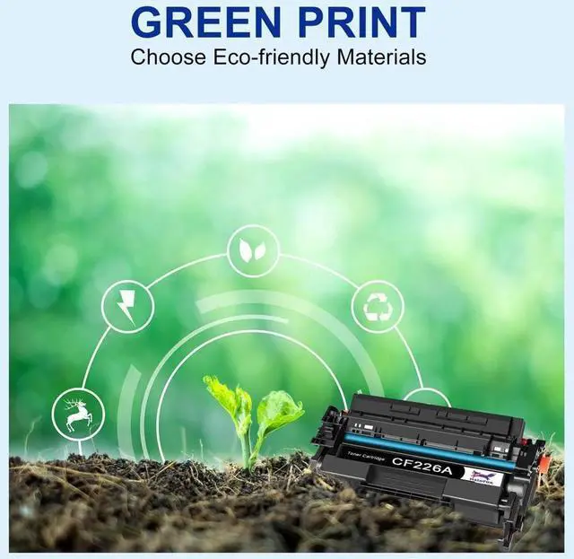 Alt view image 4 of 5 - 4Pack CF226A Toner Cartridge For 26A Laserjet Pro M426fdw M402dn M426 Printer