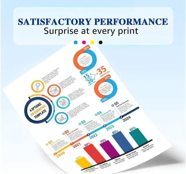 Alt view image 3 of 5 - 4PK High Yield 045 H Toner Cartridge for i-SENSYS MF631Cn MF633Cdw MF635Cx