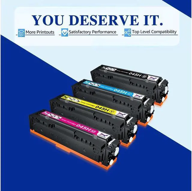 Alt view image 5 of 5 - 4PK High Yield 045 H Toner Cartridge for i-SENSYS MF631Cn MF633Cdw MF635Cx