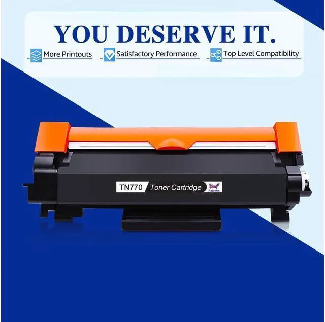 Alt view image 2 of 5 - 2PK Black Toner Cartridge compatible for Brother TN770 HL-L2370DWXL HL-L2390DW