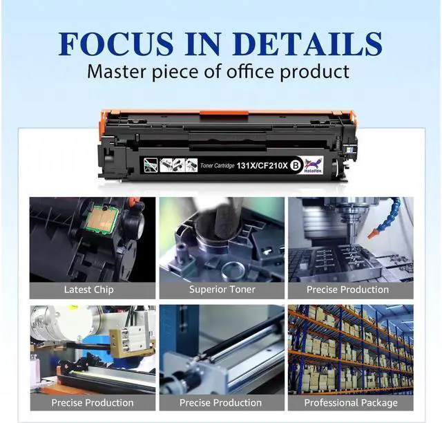 Alt view image 4 of 5 - 4 Pack Black Laser Toner for 131 6273B001AA ImageClass MF8230 MF8280 CW CN
