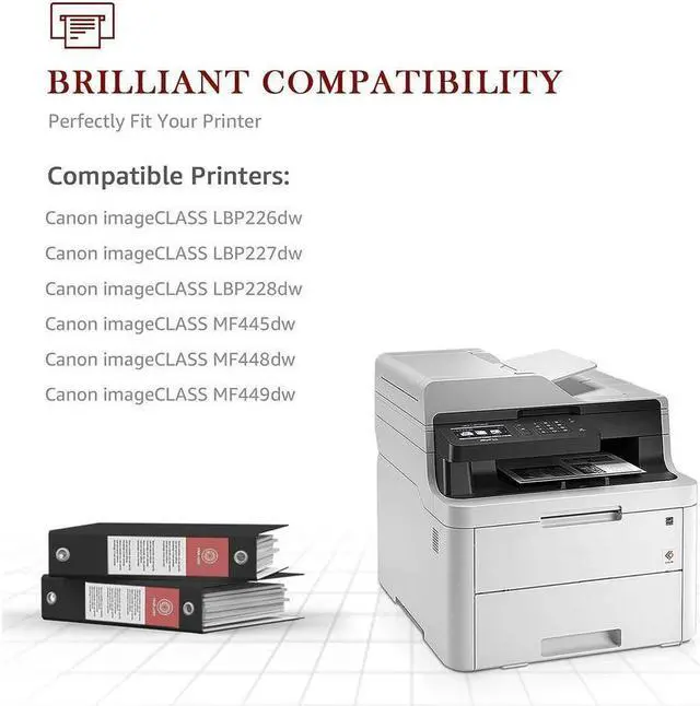 Alt view image 4 of 4 - Toner Kingdom Compatible Toner Cartridge Replacement for 057 057H CRG-057 CRG-057H Toner for ImageCLASS LBP226dw LBP227dw MF445dw MF448dw MF449dw Printer Toner (Black, 1 Pack)