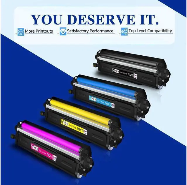 Alt view image 4 of 4 - 4 PACK TN227 Toner Compatible For Brother TN227 TN223 Toner HL-L3210CW L3270CDW