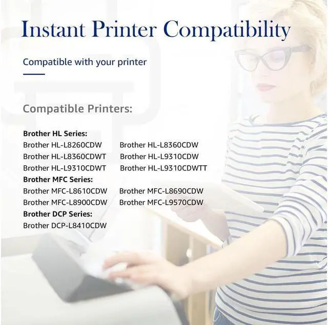 Alt view image 2 of 5 - 4 TN436 Toner Cartridge replacement for Brother TN433 HL-L9310CDW MFC-L8900CDW
