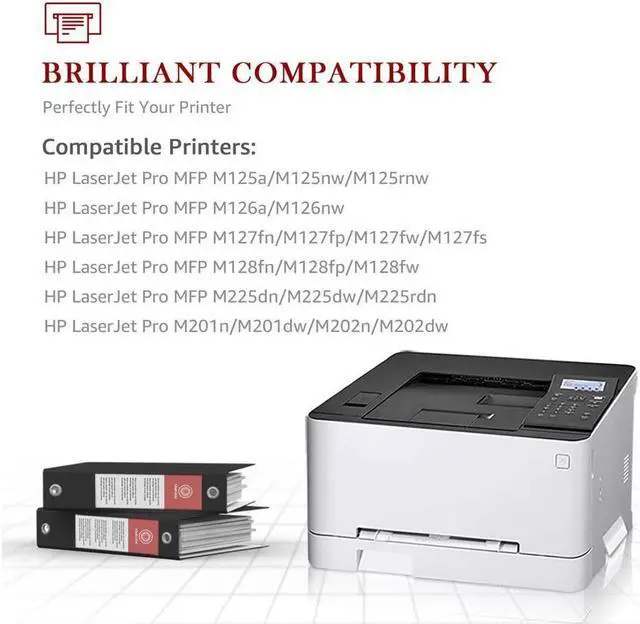Alt view image 2 of 5 - 1pk Compatible Black CF283A 83A Toner For LaserJet M127fn M127fw M125nw MFP225dw