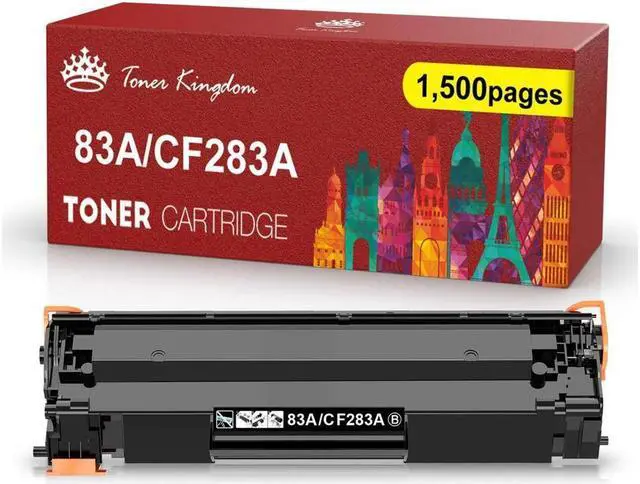 Main image of 1pk Compatible Black CF283A 83A Toner For LaserJet M127fn M127fw M125nw MFP225dw