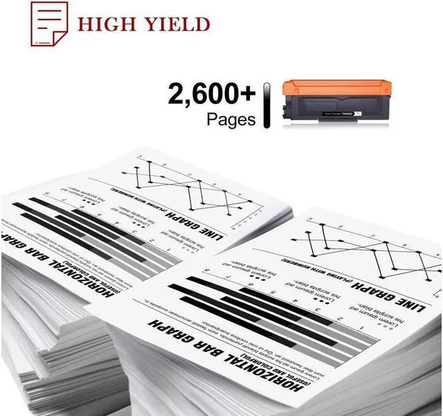Alt view image 2 of 5 - 4PK HY TN660 Toner Cartridge For Brother MFC-L2700DW HL-L2300D DCP-L2540DW TN630