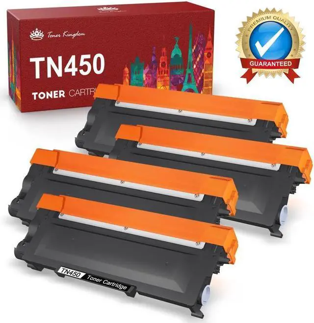 Main image of 4PK High Yield for Brother TN450 Toner Cartridge MFC-7860DW 7360N HL-2240 2270DW