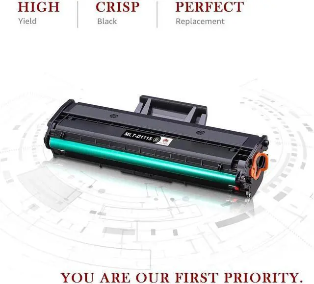 Alt view image 5 of 5 - 4PK High Yield Black MLT-D111S Toner Cartridge for Samsung Xpress M2070FW M2020W