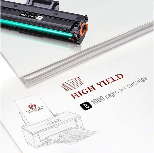 Alt view image 4 of 5 - 4PK High Yield Black MLT-D111S Toner Cartridge for Samsung Xpress M2070FW M2020W