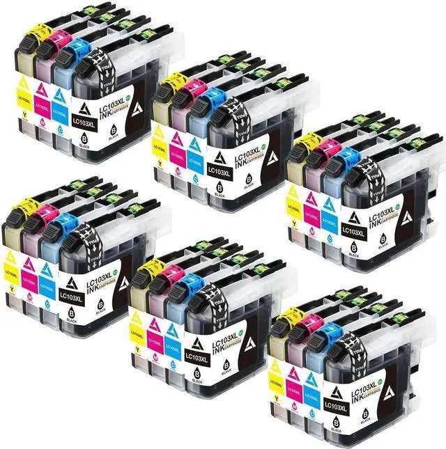 Main image of 24 LC103 XL Ink Cartridge Combo Set for Brother MFC-J6920DW MFC-J875DW Printers