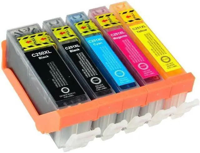 Alt view image 2 of 5 - 60PK PGI-250XL CLI-251XL Ink for MX920 MX922 MX925  iX6820 iX6850