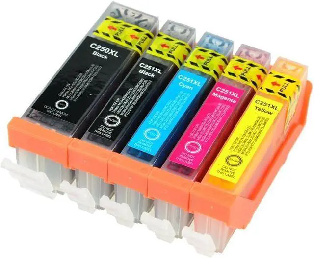Alt view image 3 of 5 - 60PK PGI-250XL CLI-251XL Ink for MX920 MX922 MX925  iX6820 iX6850