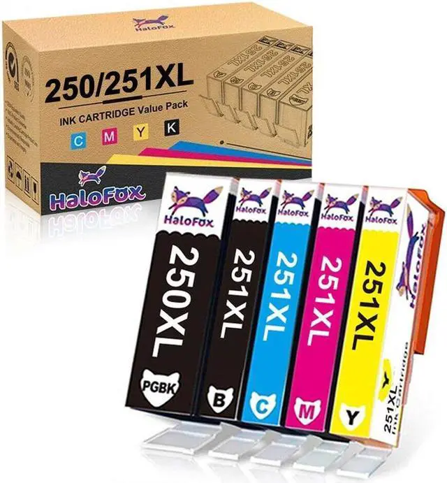 Alt view image 2 of 5 - 30 PGI250XL CLI251XL Ink Set For MG5420 MG5520 MG6320 MX722 MX922 HY