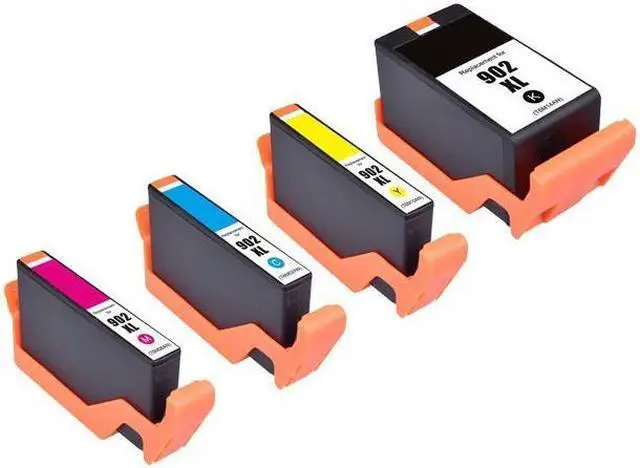 Main image of Compatible New York Toner 4 Pack 902XL ( T6M02AN T6M06AN T6M10AN T6M14AN ) High Yield Ink Cartridge - Black Cyan Magenta Yellow