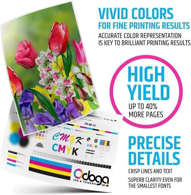 Alt view image 2 of 4 - Odoga 10 Pack LC201 LC203 LC203XL Ink Cartridge Replacement for Brother MFC-J480DW J485DW J4420DW J885DW J4620DW J460DW J5520DW J680DW [4 Black, 2 Cyan, 2 Magenta, 2 Yellow] - High Yield Combo Pack