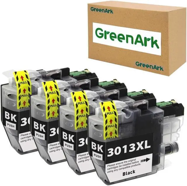 Main image of GREENARK Compatible Ink Cartridge Replacement for Brother LC3013 LC 3013XL Black High Yield Ink Cartridges 4 Pack LC3013 BK Work for Brother MFC-J491DW MFC-J497DW MFC-J690DW MFC-J895DW Printers