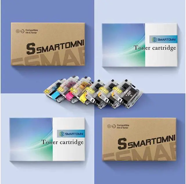 Alt view image 3 of 4 - Compatible Lc203 Lc201 Ink Cartridge Replacement For Brother Lc203 Xl Lc201 Xl For Mfc-J460Dw J480Dw J485Dw J680Dw J880Dw J885Dw J4320Dw J4420Dw J4620Dw J5620Dw..