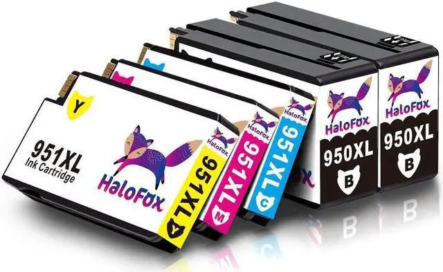 Alt view image 5 of 5 - 10-Pack New Gen Chip 950XL 951XL Ink for Officejet Pro 8610 8600 8100 Printer