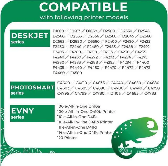 Alt view image 3 of 4 - COLORETTO Remanufactured Printer Ink Cartridge Replacement  60XL to use with C4680 D110 Deskjet D2680 D1660 D2530 F2430 F4210 (1 Black+1 Color) Combo Pack