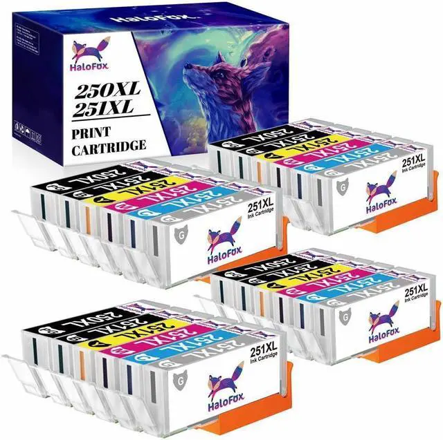 Main image of 24 Ink Cartridges Set for PGI-250 CLI-251 MG5420 MX922 MX722 iX6820 iP8720