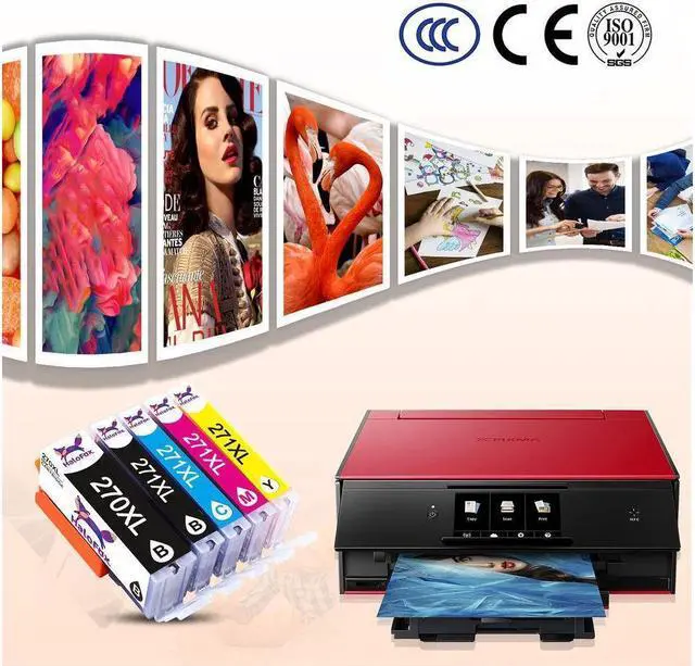 Alt view image 4 of 5 - 10x PGI270XL CLI271 XL Ink Cartridge For MG5721 TS9020 MG6820 MG6821