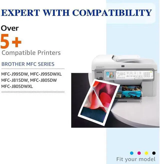 Alt view image 3 of 4 - LC3033 Black LC3033 XXL Ink Cartridges for Brother MFC-J815DW XL MFC-J805DW