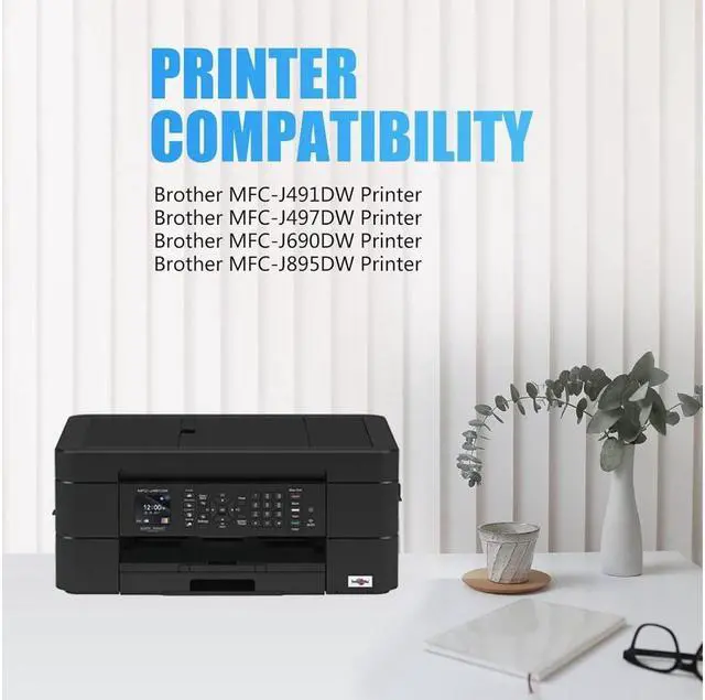 Alt view image 2 of 4 - Miss Deer LC3013 Ink Cartridges BK/C/M/Y Compatible Replacement Ink  LC 3013 LC3011 High Yield for MFC-J491DW MFC-J895DW MFC-J690DW MFC-J497DW Printer