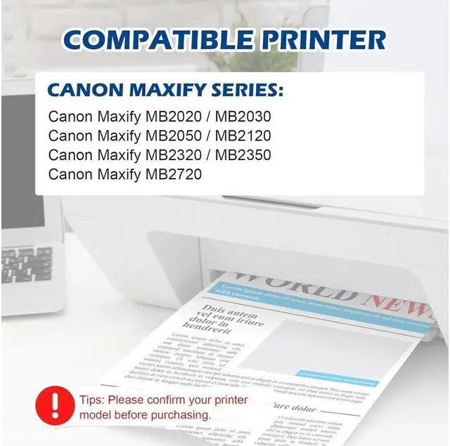 Alt view image 2 of 5 - DOUBLE D Maxify 1200 Ink Cartridges Compatible  PGI-1200XL PGI 1200 XL Pigment, High Yield Work with Maxify MB2720 MB2050 MB2350 MB2320 MB2020 MB2120 (4BK,2C,2M,2Y) 10 Pack