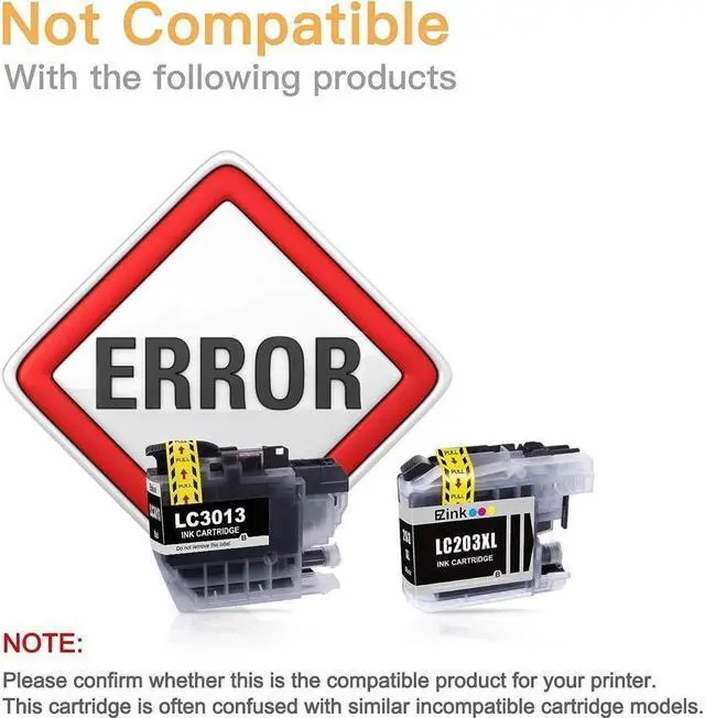 Alt view image 3 of 5 - E-Z Ink (TM Compatible Ink Cartridge Replacement  LC-103XL LC103XL LC103 XL LC103BK LC103C LC103M LC103Y Compatible with DCP-J152W MFC-J245 (4 Black, 2 Cyan, 2 Magenta, 2 Yellow, 10 Pack)