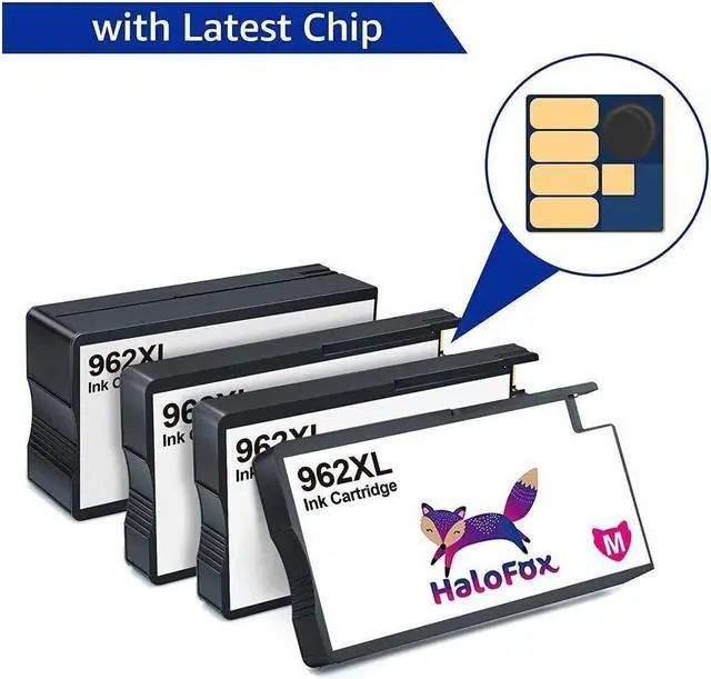 Alt view image 5 of 5 - 5PK 962 XL Ink Cartridges for Officejet Pro 9010 9015 9018 9020 9025 Printer
