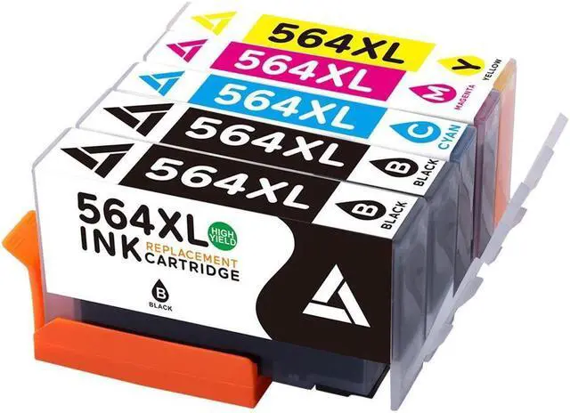 Alt view image 2 of 5 - 10 Pack Ink Set for 564XL 564 Officejet 4610 4620 4622 Deskjet 3070A AIO 3520