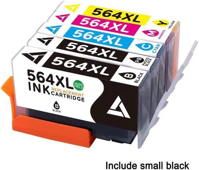 Main image of 5-pk Ink For 564XL Ink Cartridge Combo Pack Photosmart 7510 7520 7525 Printer