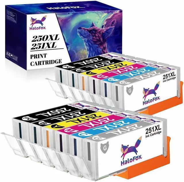 Main image of 12x PGI-250XL CLI-251XL Ink SET For MG5420 MG7120 MX922 MM134 MU938