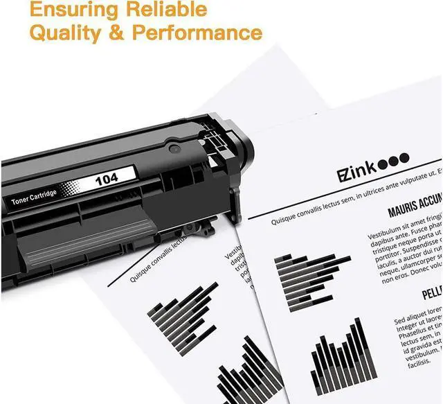 Alt view image 5 of 5 - E-Z Ink (TM) Compatible Toner Cartridge Replacement for 104 CRG-104 FX-10 FX-9 to use with FAXPHONE L90 L120 ImageClass D420 D480 MF4350d MF4150 MF4270 MF4370 MF4690 Printer (Black, 4 Pack)