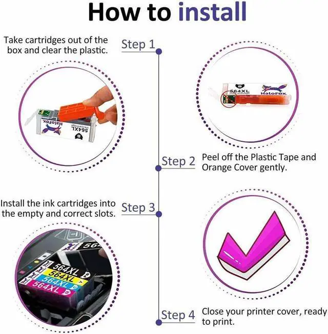 Alt view image 4 of 5 - 15PK 564XL Ink Cartridge Set With Chip For 564 PhotoSmart 5512 5514 4610 5510