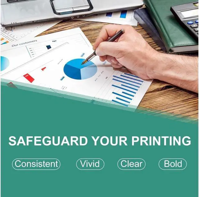 Alt view image 4 of 5 - 64XL Black/Color Ink Cartridges Replacement  64XL Ink Cartridge Combo Pack Remanufactured  64 Ink Works with Envy Photo 7858 7855 7155 7164 6255 Tango Series Printer (Black & Tri-color)