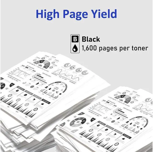Alt view image 3 of 5 - KCMYTONER 1 Pack Black Compatible Toner Cartridge Replacement for 35A CB435A 435A for Laser Jet P1005 P1006 P1002 P1003 P1004 P1009 Printers