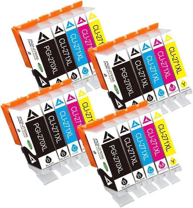 Main image of 20 PGI-270 XL CLI-271 XL Ink for MG5722 MG7700 MG6821 MG6820 Printer