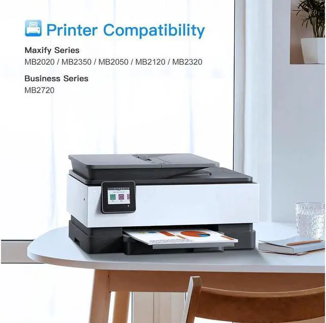 Alt view image 2 of 5 - LxTek Compatible Ink Cartridge Replacement for 1200XL PGI-1200 PGI1200XL to use with MAXIFY MB2720 MB2120 MB2320 MB2020 Printer (4 Pack-High Yield)