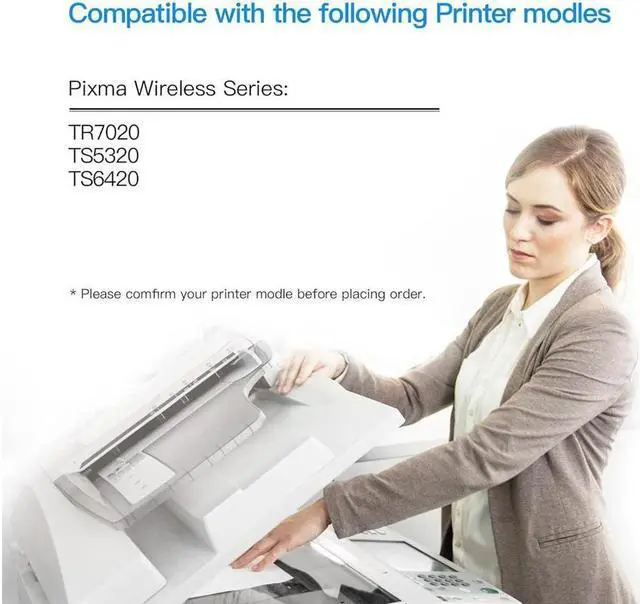 Alt view image 2 of 5 - LxTek Ink Cartridge Replacement for 260XL 261XL 260 XL 261 XL PG-260 PG-260XL CL-261 CL-261XL to use with TS6420 TR7020 TS5320 Printer Tray, 2 Pack(1 Black, 1 Tri-Color)