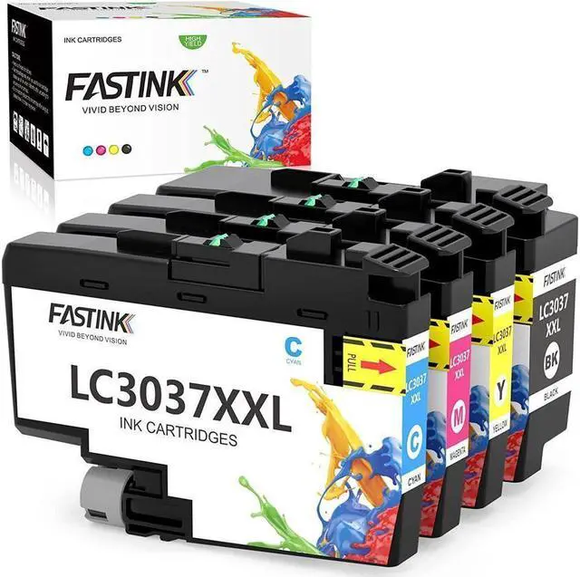 Main image of LC3037 BK/C/M/Y Ink Cartridges,High Yield,4 Pack,Replacement for Brother LC3037 XXL, Work with Brother MFC-J5945DW MFC-J6945DW MFC-J5845DWXL MFC-J6545DWXL Printer,LC3037BK, LC3039BK, LC3039
